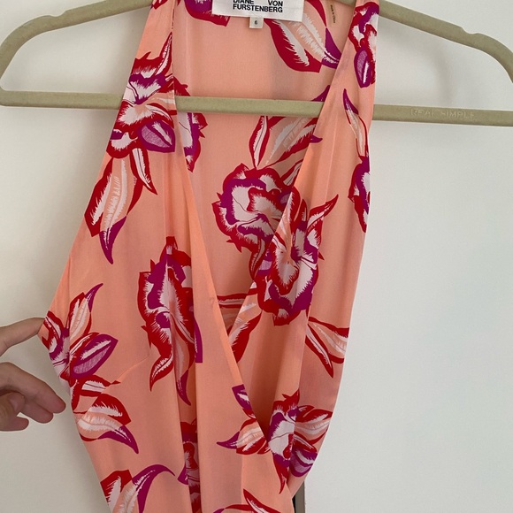 DVF wrap silk maxi dress - Picture 2 of 6